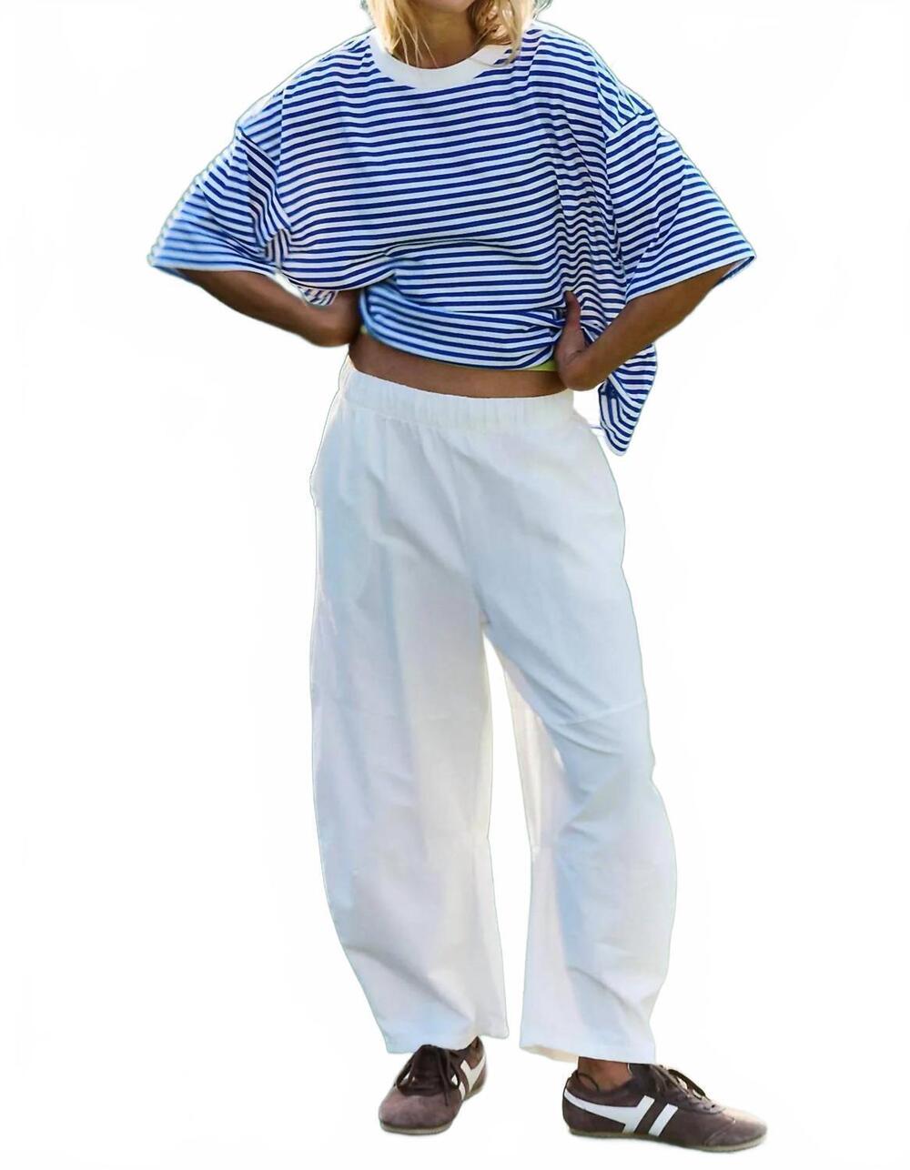NEW FREE PEOPLE game day pants in white